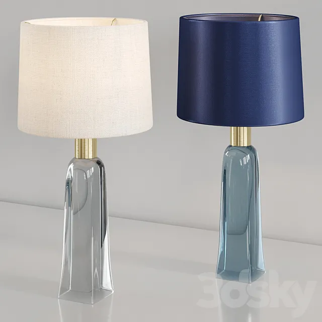 Large Fitzgerald lamp Porta Romana 3DModel Large Fitzgerald lamp Porta Romana 3DModel