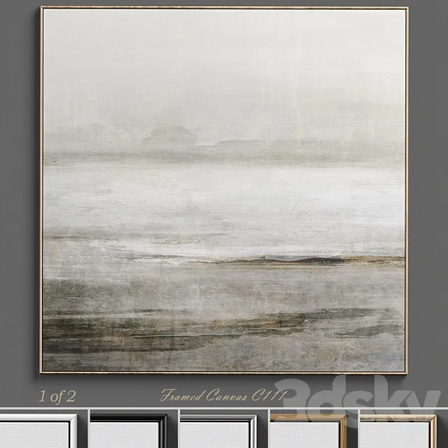 Large Living Room Wall Art C-111 3D Model