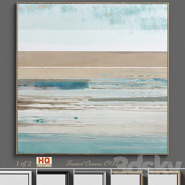 Large Living Room Wall Art C-137 3DModel