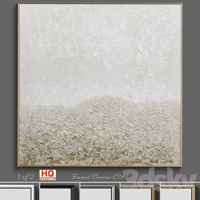 Large Living Room Wall Art C-147 3D Model