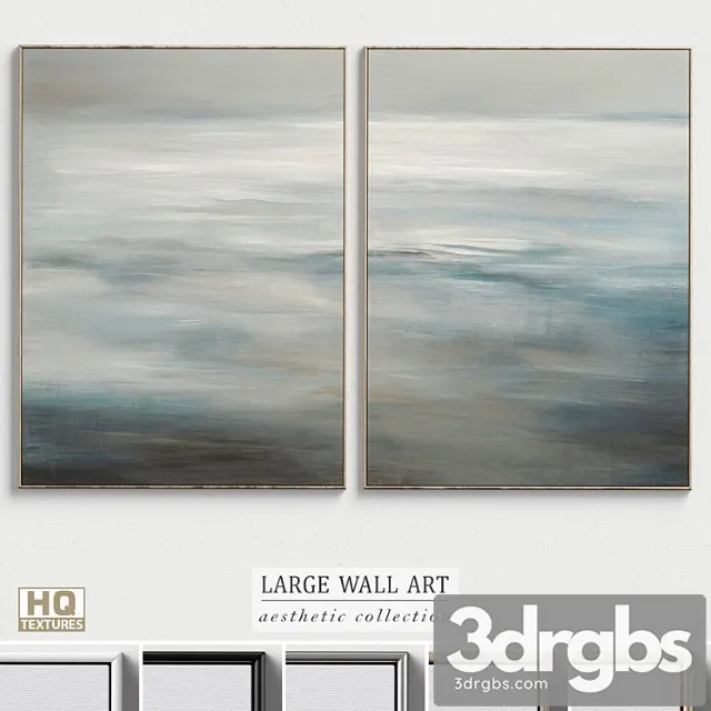 Large Living Room Wall Art C 319 3D Model Download