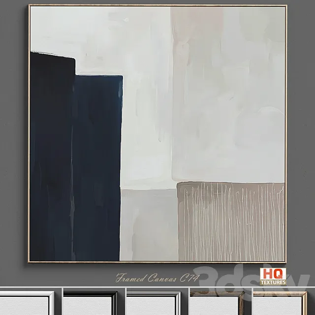 Large Living Room Wall Art C-74 3DModel