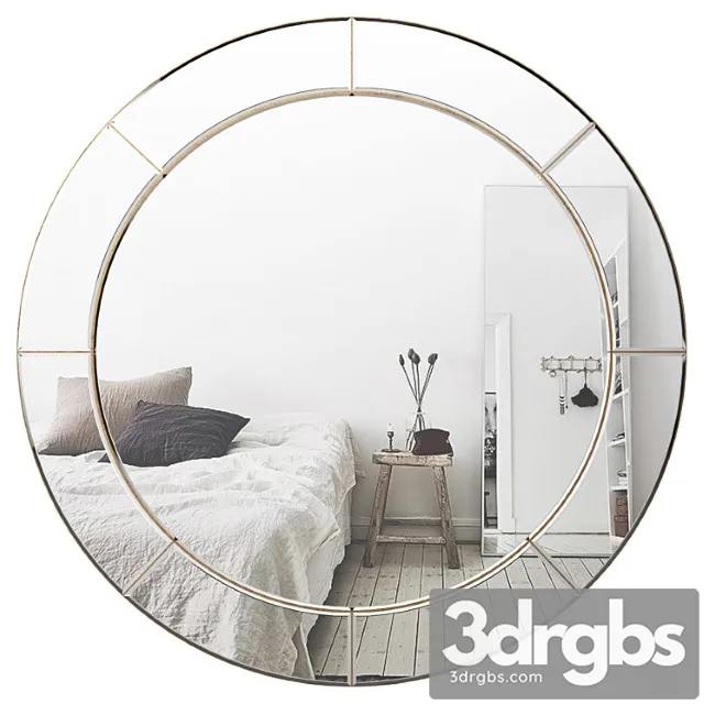 Large round wall mirror brys3835 3D Model Download