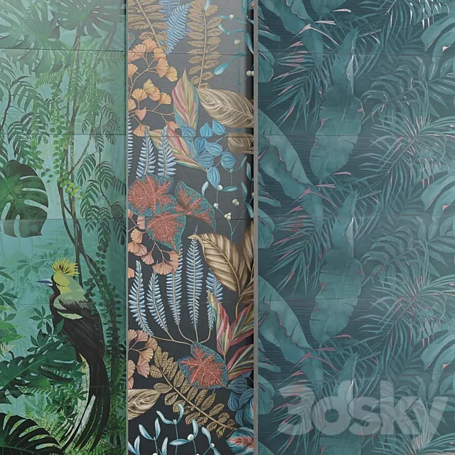 Large size tile APE Silk 3D Model