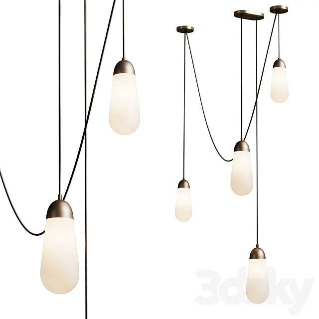 Lariat Sconce Pendant Light 3D Model