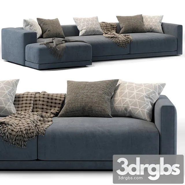 Lario flexform chaise longue sofa Lario flexform chaise longue sofa