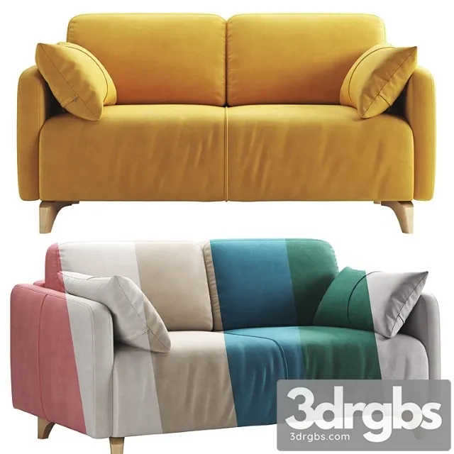 Larry Mini Sofa 3D Model Download Larry Mini Sofa 3D Model Download