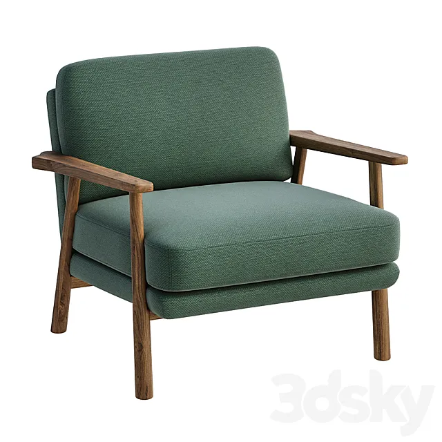 Lars accent chair 3D Model