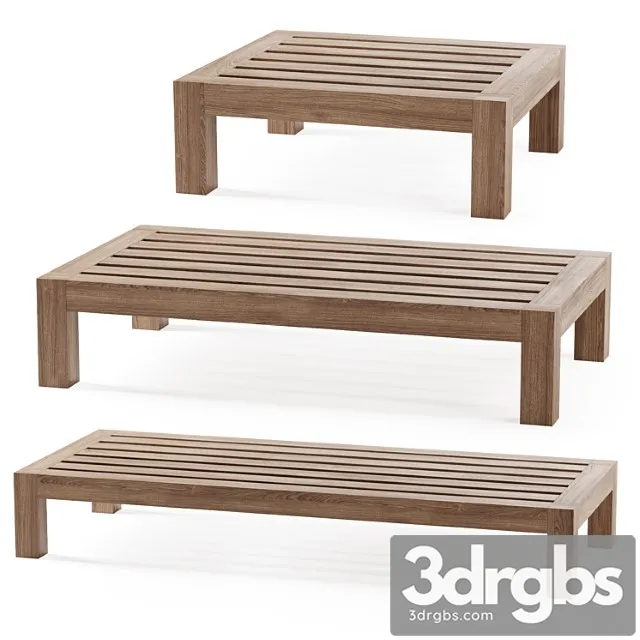 Lars coffee tables by piet boon 2 3D Model Download