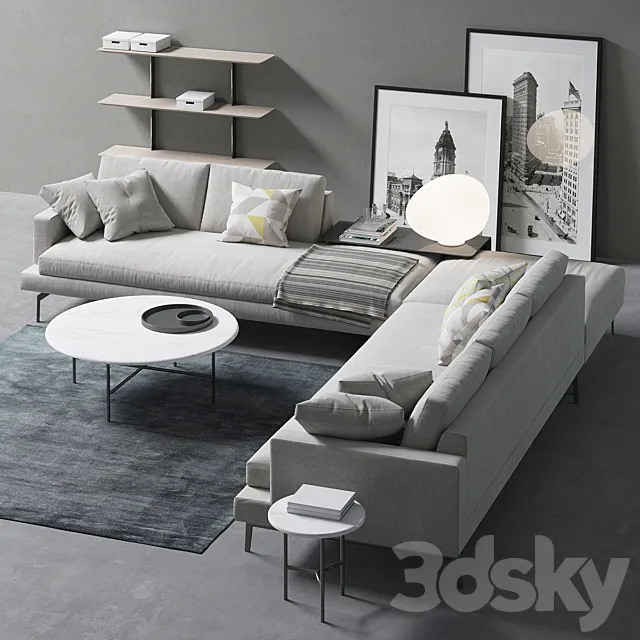 Larsen Verzelloni Composition 3DModel