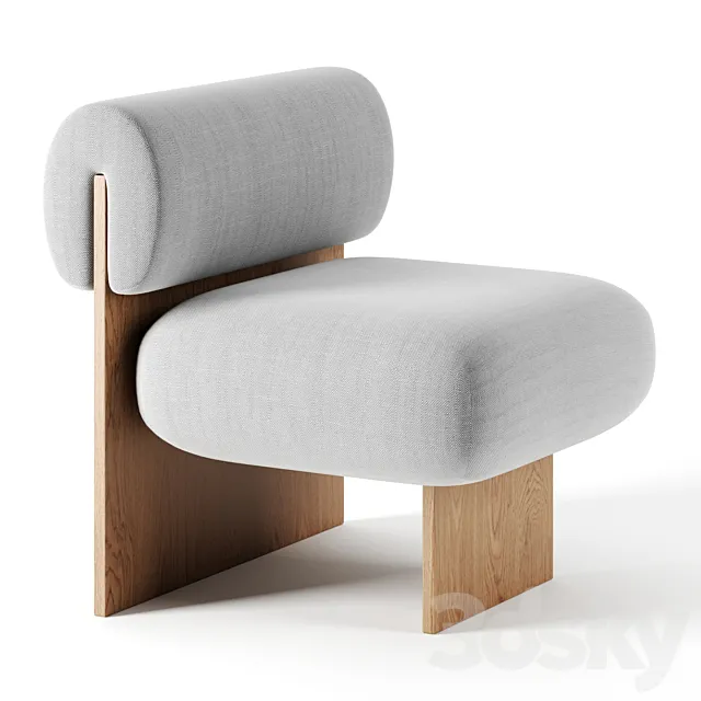 L’ART LOUNGE CHAIR by Fomu 3DModel