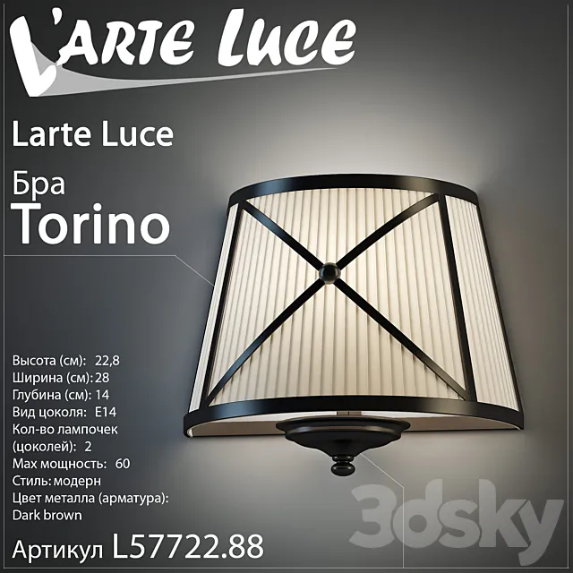 Larte luce Torino L 57722.88 3DModel
