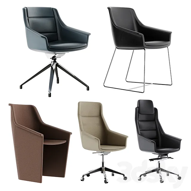 LAS JERA armchairs 3DModel LAS JERA armchairs 3DModel