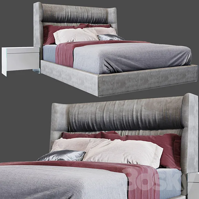 Laska Family Bed Susan 3D Model Laska Family Bed Susan 3D Model