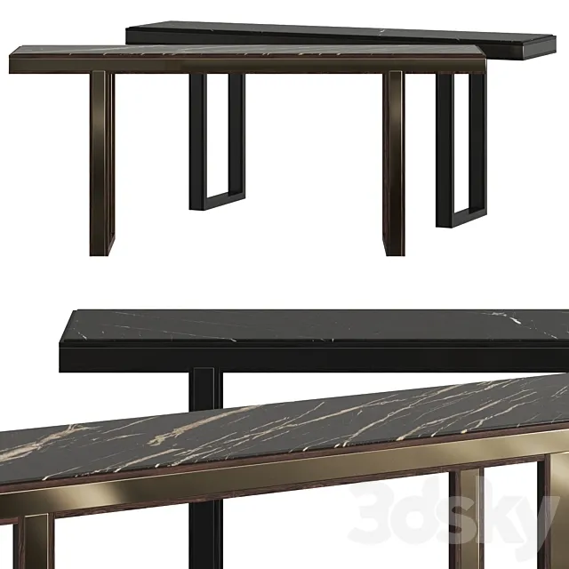 Laskasas Pearl Console Table 3DModel