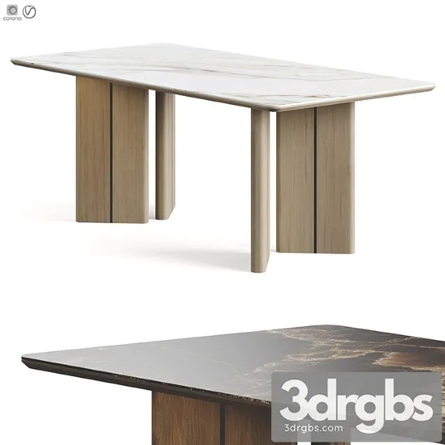 Laskasas Ponza Dining Table 3D Model Download