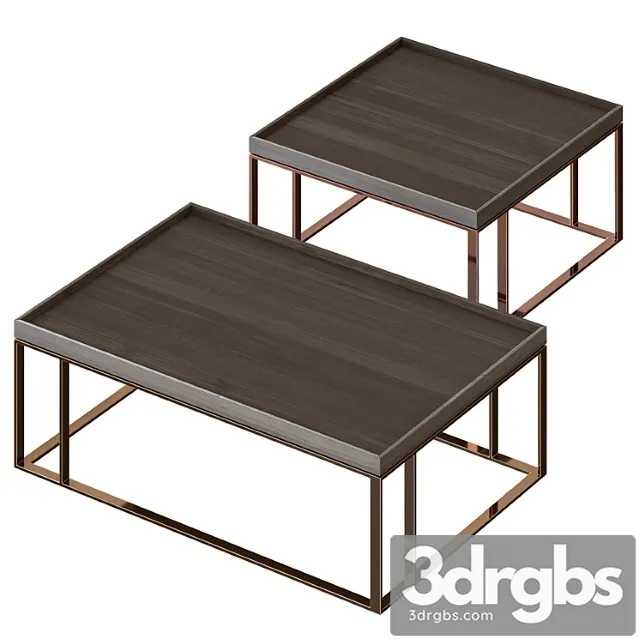 Laskasas raw coffee tables 2 3D Model Download