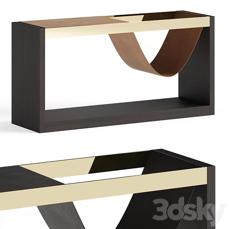 Laskasas Ryan Console Table 3D Model Laskasas Ryan Console Table 3D Model