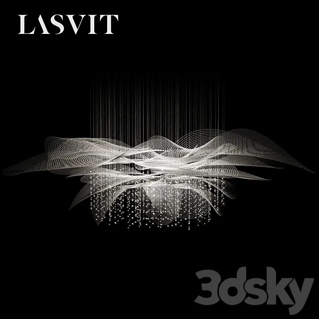 Lasvit Chandelier 3DModel Lasvit Chandelier 3DModel