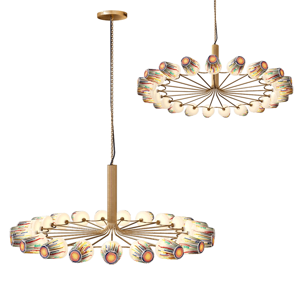 LASVIT – Chandelier Candy Ring 3D Model LASVIT – Chandelier Candy Ring 3D Model