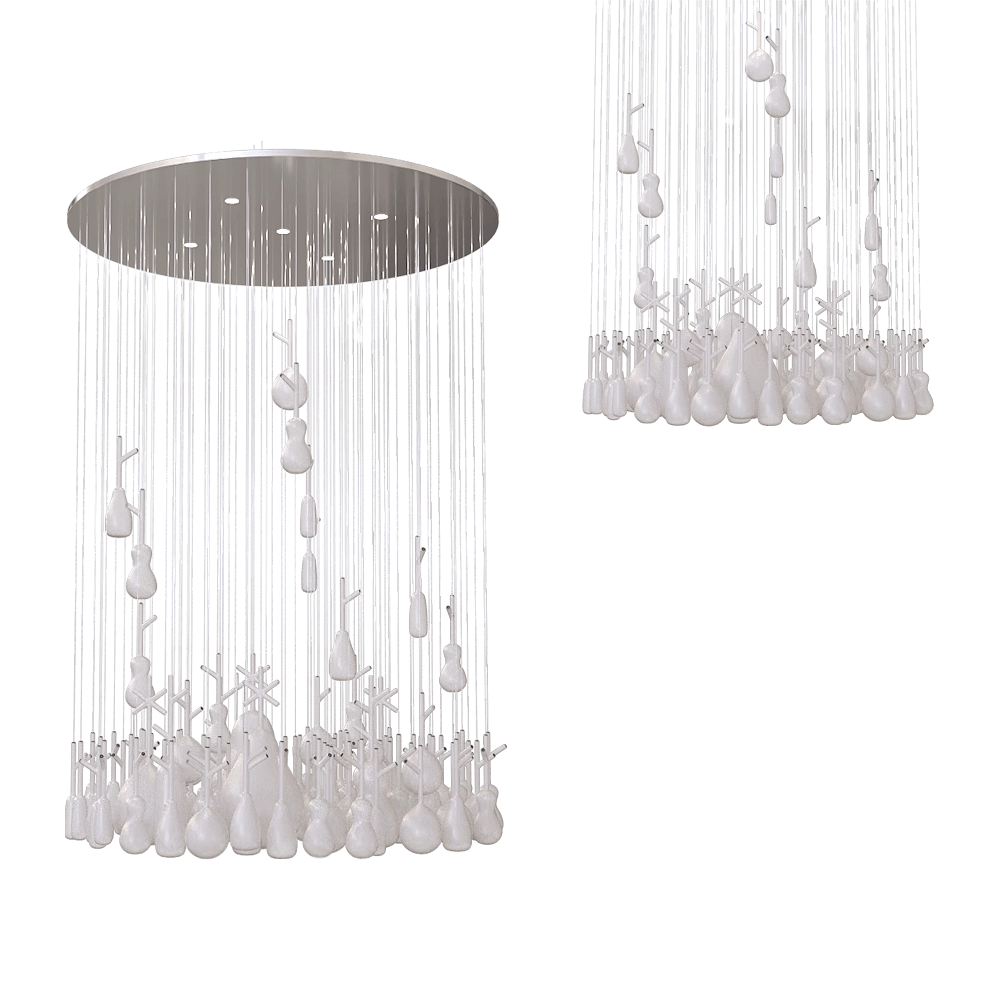 LASVIT – Chandelier Growing Vases 3D Model LASVIT – Chandelier Growing Vases 3D Model