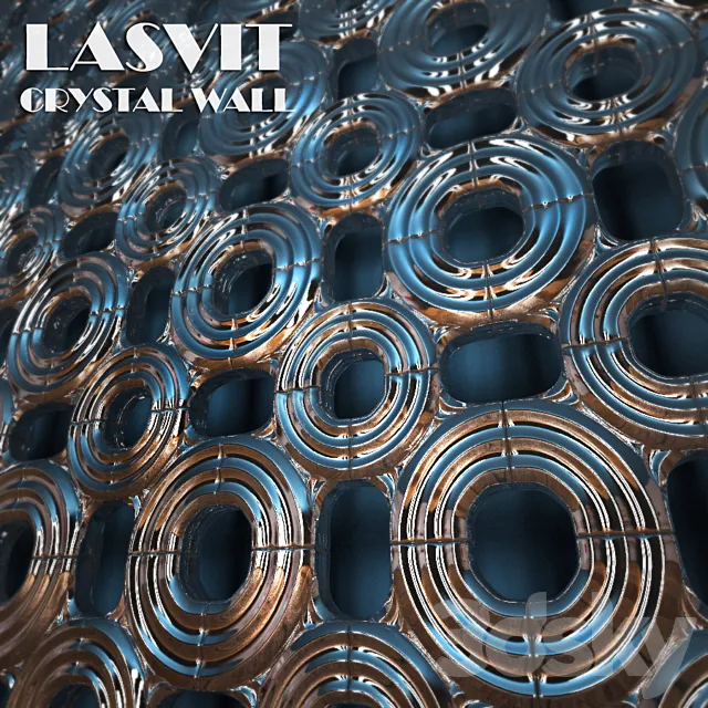 Lasvit Crystal Wall 3D Model Lasvit Crystal Wall 3D Model