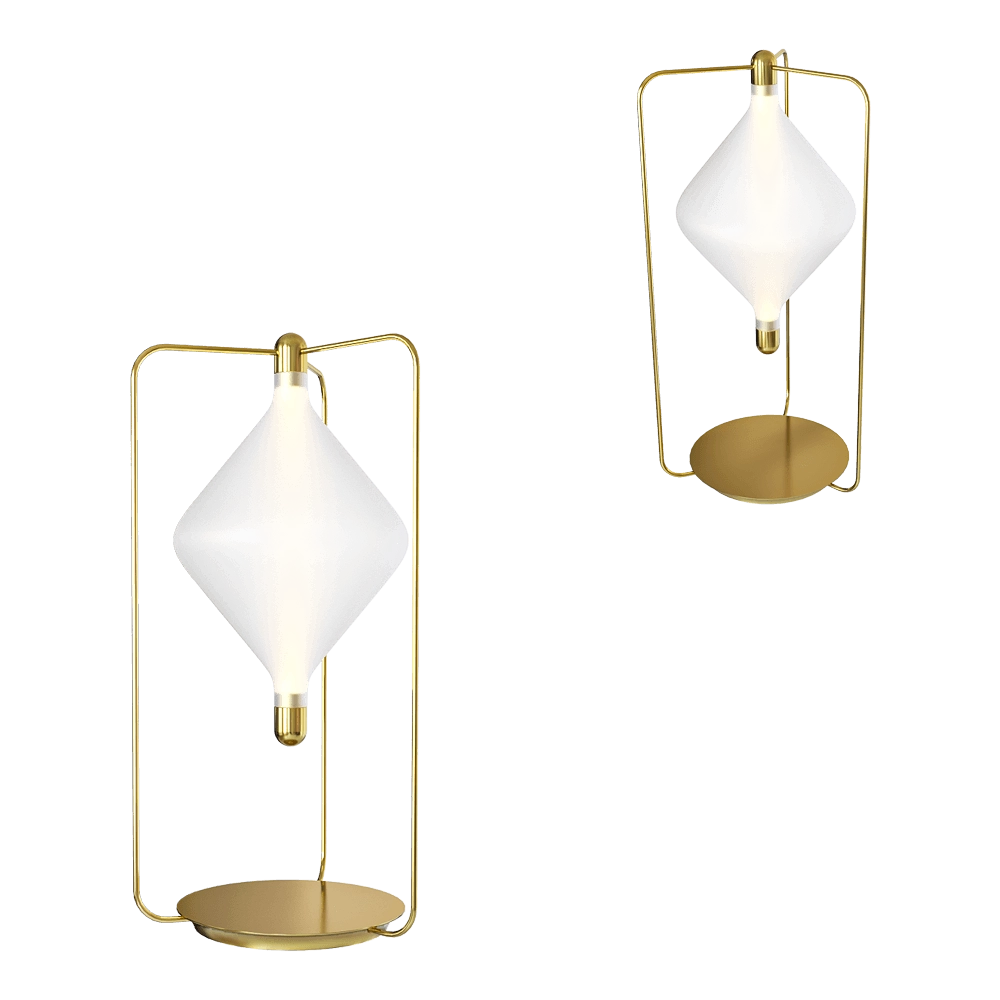 LASVIT – Table lamp Clover 3D Model LASVIT – Table lamp Clover 3D Model