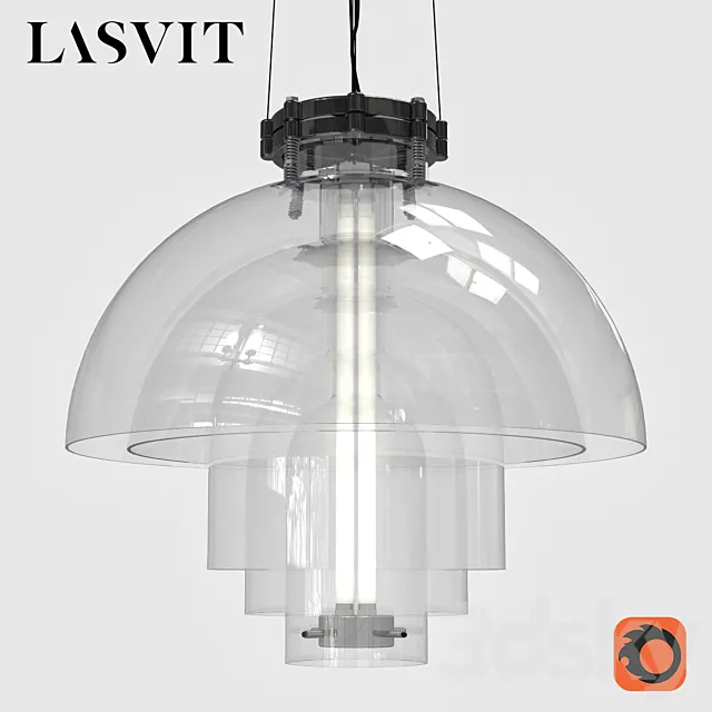 Lasvit Transmission Pendant 3D Model Lasvit Transmission Pendant 3D Model