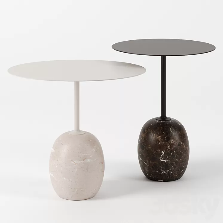 Lato tables by & Tradition 3D Model Lato tables by & Tradition 3D Model