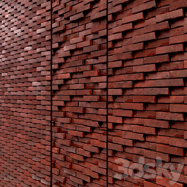 Lattice Brick-07-2K-PBR 3D Model
