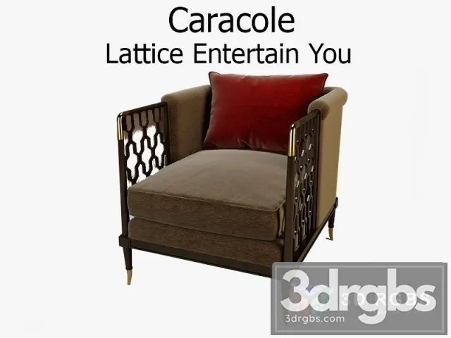 Lattice Entertain You Armchair 3D Model Download