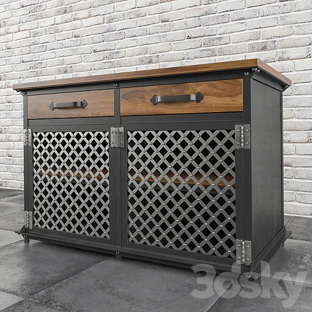Lattice Work Ellis Console 3DModel