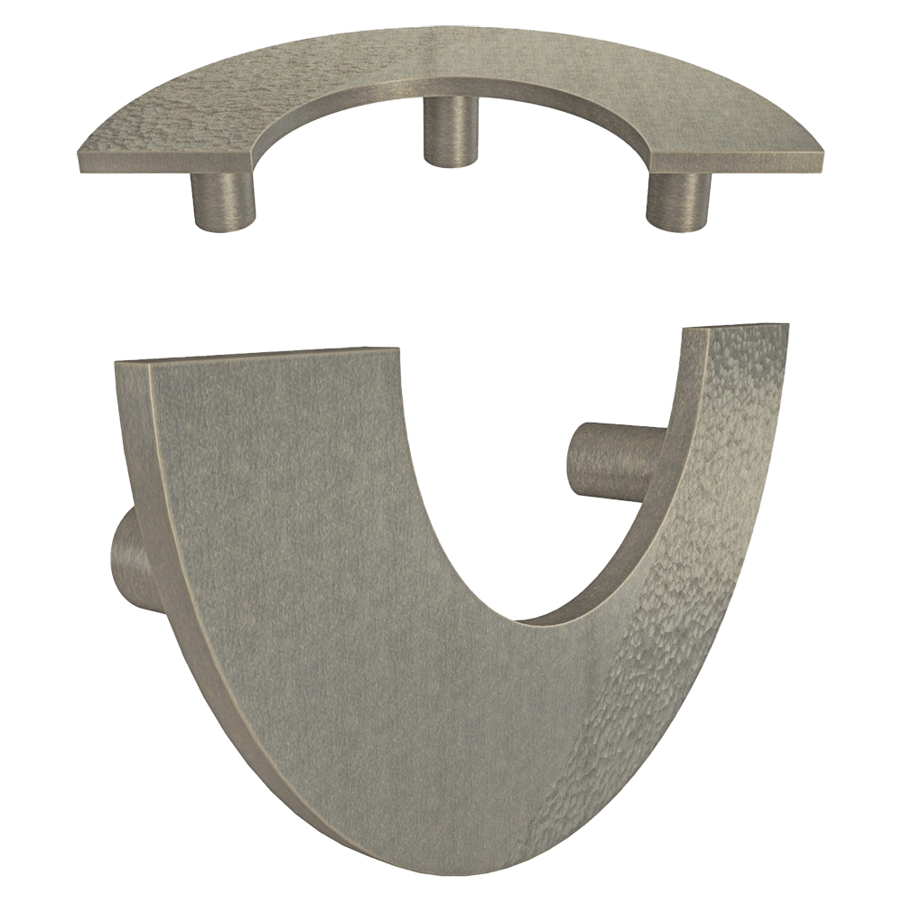 Latuning – Door handle Stamped Round SP 3D Model