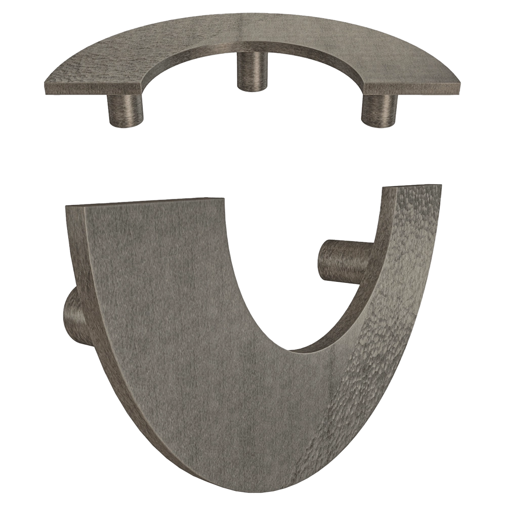 Latuning – Door handle Stamped Round TP 3D Model