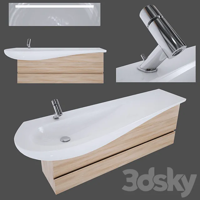 Laufen Il Bagno Alessi One 3DModel Laufen Il Bagno Alessi One 3DModel