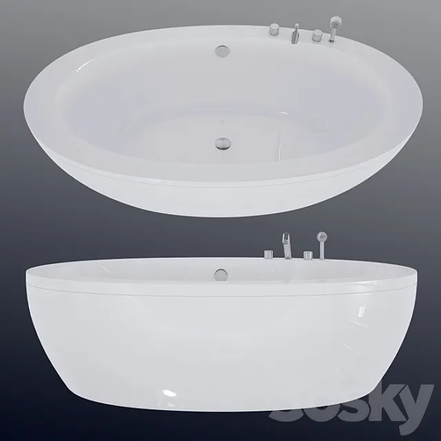 Laufen ILBAGNOALESSI ONE 24197.0 3D Model