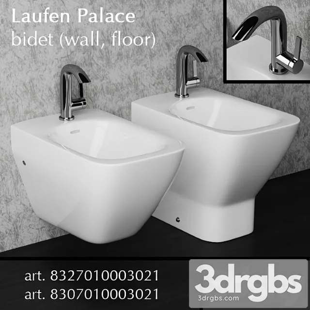 Laufen Palace Bidet 3D Model Download