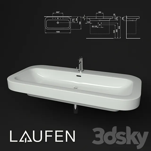 Laufen Palomba 3D Model Laufen Palomba 3D Model