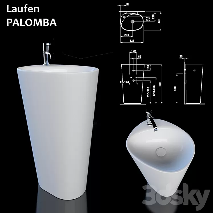Laufen Palomba 3D Model