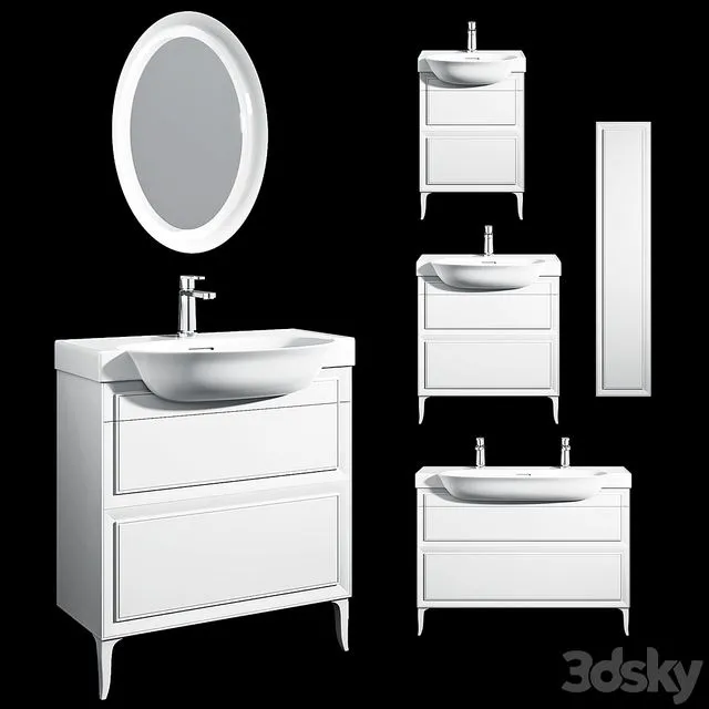 Laufen the New Classic Washbasins 3D Model