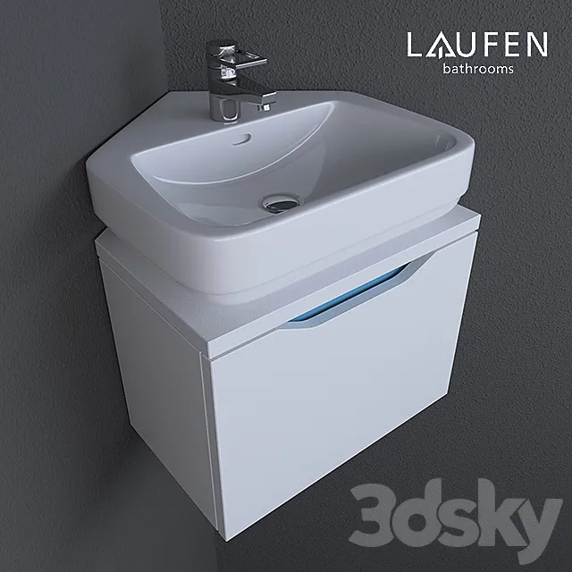 Laufen washbasin 3D Model Laufen washbasin 3D Model