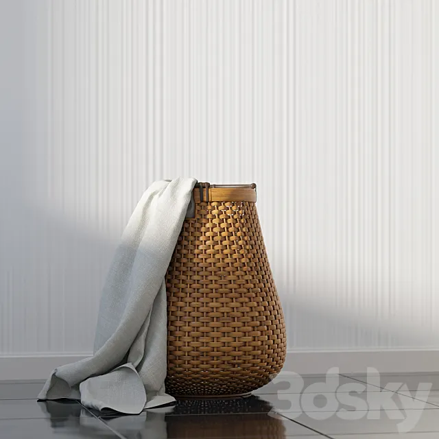 Laundry basket 3DModel Laundry basket 3DModel
