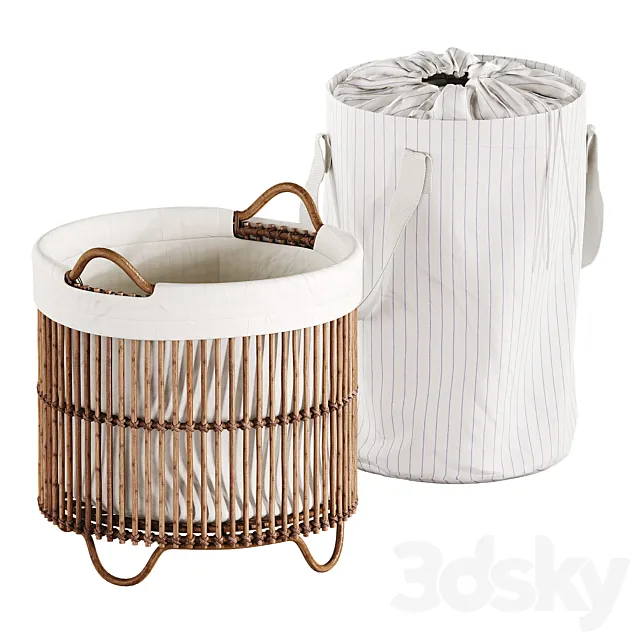 Laundry baskets Zara Home №1 3D Model