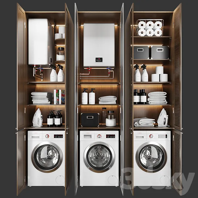 Laundry decor 3 3DModel