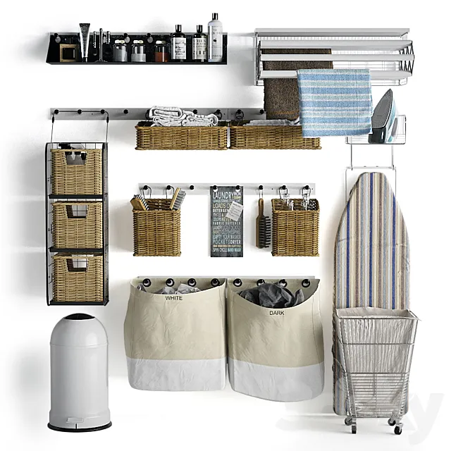 Laundry decor 3D Model