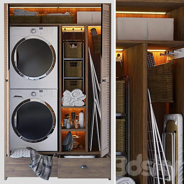 Laundry decor 3DModel Laundry decor 3DModel