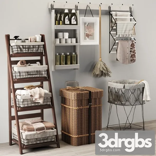 Laundry decorative set 01 Laundry decorative set 01