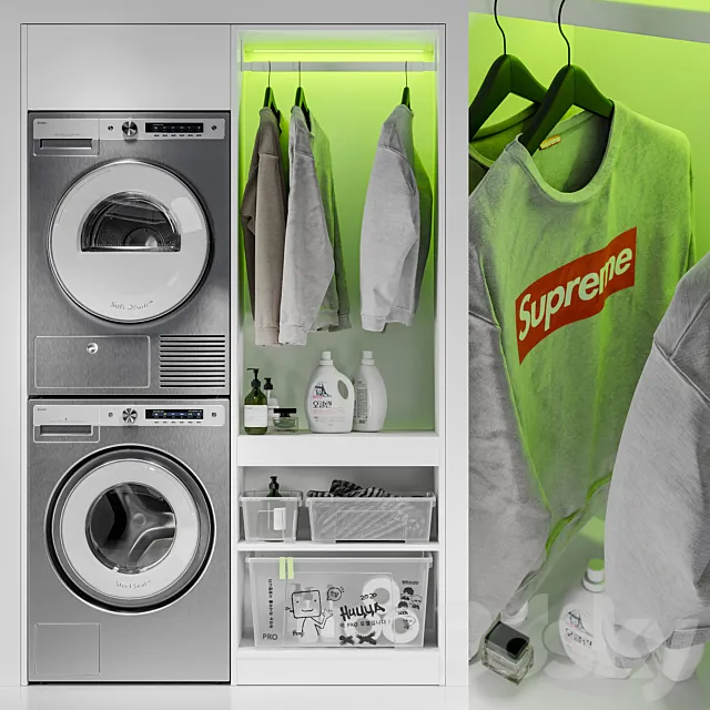 Laundry Room 0002 3D Model