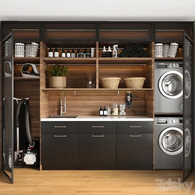 Laundry Room 003 3D Model