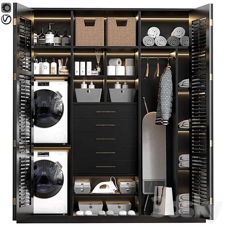 Laundry room 01 3D Model